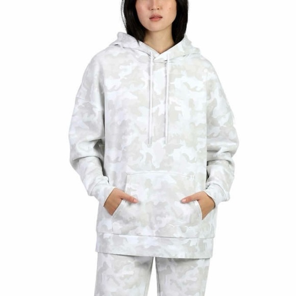 Lazypants Oversized Relaxed Fit Women’s Fleece Hoodie, Size Medium - Picture 1 of 13